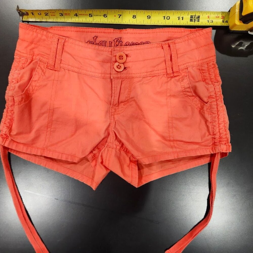 Wallflower Brand Coral Cotton Shorts in Size 0